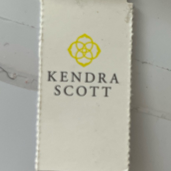 NEW Kendra Scott Masie Corded Large Hoop Earrings Silver Multicolor Pierced $98 - Picture 3 of 10